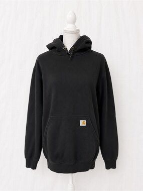 Carhartt Black Hooded Pullover Sweatshirt
